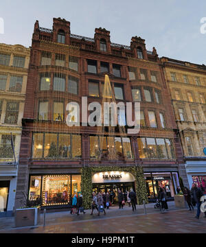 Fraser Dept Store,45 Buchanan St,Christmas,Glasgow,Scotland,UK Stock Photo