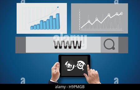 WWW Website Online Internet Web Page computer Stock Photo