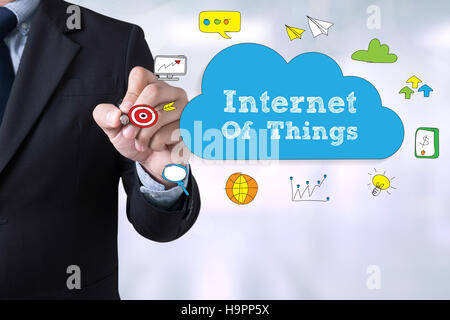 Internet of things (IOT) concept Stock Photo