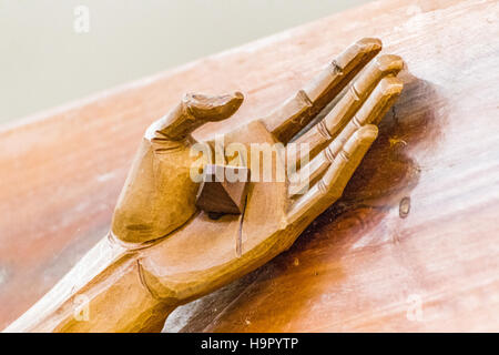 nailed hand of Crucifixion of Jesus Christ, Stock Photo