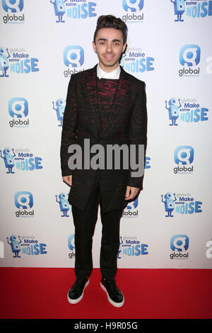 Nathan Sykes during Global's Make Some Noise Night, held at Supernova, at Victoria Embankment Gardens, London. The star-studded event raised money for Global's Make Some Noise - the charity set up by Global, the media and entertainment group - to help disadvantaged youngsters across the UK. Stock Photo