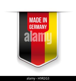 Made in Germany flag ribbon Stock Vector