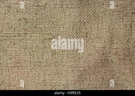 Close-up texture of coarse cloth - canvas Stock Photo