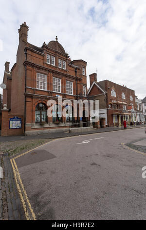 Winslow, Buckinghamshire, United Kingdom, October 25, 2016: TSB Bank on Market Square on grey chilly morning. Stock Photo