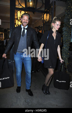 Belstaff Party 2016  New Bond Street London UK 24 November 2016 Stock Photo