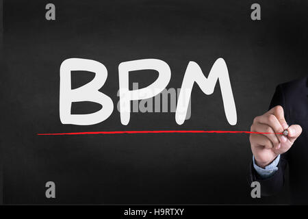BPM - Business Process Management Stock Photo
