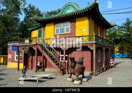 Dedanpovran temple, Gandan Monastery, Ulaanbaatar, Mongolia Stock Photo