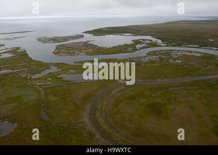 This photograph captures the Bering Land Bridge area, a region ...