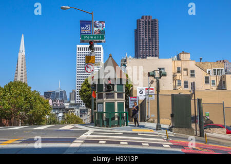 California and Powell Streets Stock Photo