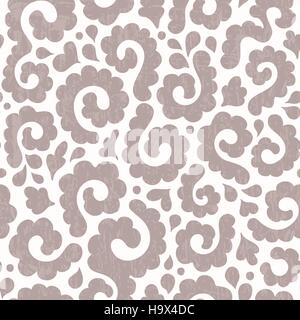 Seamless background with green flowers Stock Vector