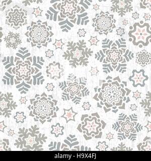 Seamless background with green flowers Stock Vector