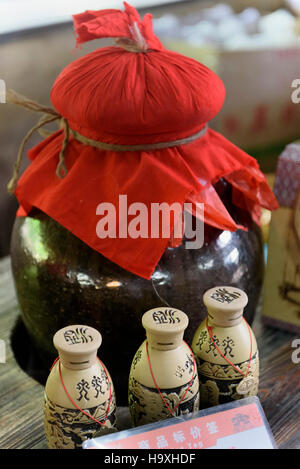 Village Binlang of Li and Miao minorities near Sanya, Hainan island, China Stock Photo