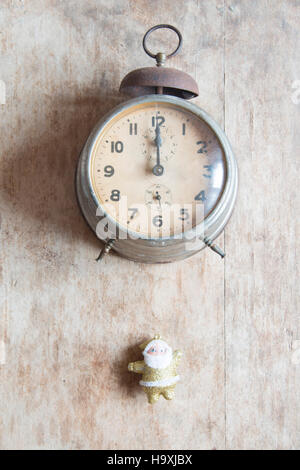 New Year 2017 greeting card, vintage style Stock Photo