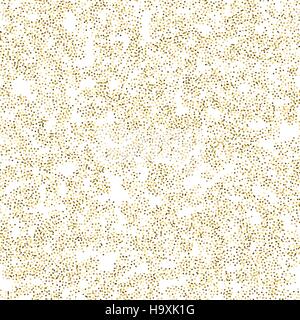 Glitter dots on white background, light seamless pattern Stock Vector