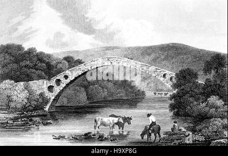 Pontypridd Bridge, Pontypridd, Wales, U.K Stock Photo: 101978780 - Alamy