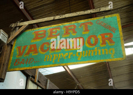 Interior of Central market, Iloilo, Panay, Philippines Stock Photo