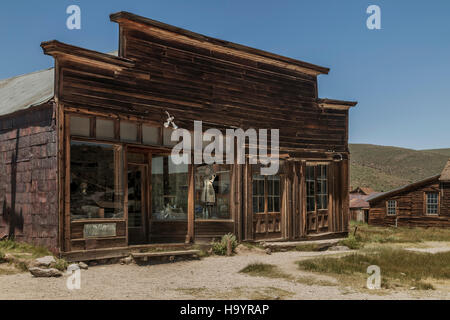 The General Store at Bodie Ghost town, an old abandoned gold miners town left in a state of arrested repair in Arizona, US Stock Photo