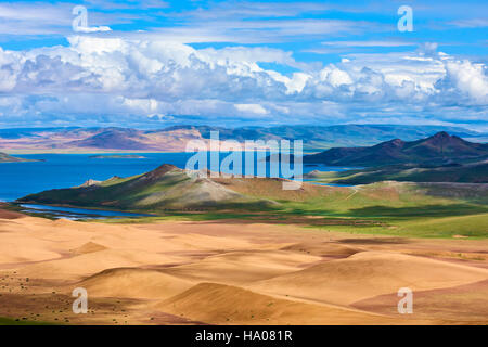 Mongolia, Zavkhan province, Khar Nuur lake Stock Photo