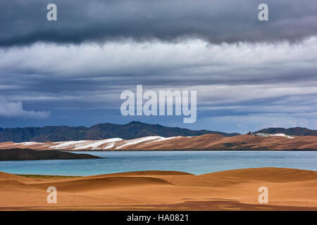 Mongolia, Zavkhan province, Khar Nuur lake Stock Photo