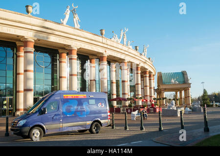 Exterior of INTU The Trafford Centre which is the largest shopping centre in the UK and the first 'mega mall', Manchester, UK Stock Photo