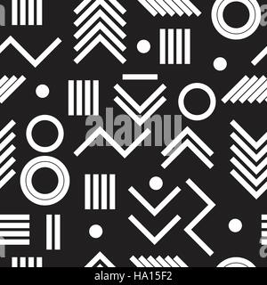 geometric minimal seamless abstract pattern Stock Vector