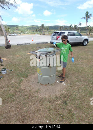 This image focuses on the War in the Pacific National Historical Park ...