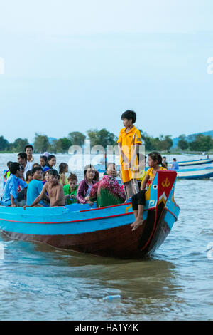 Kamphong Chhnang, Tonle Sap River,  Cambodia Stock Photo