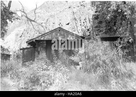 grand canyon nps 4739556966 11650 Grand Canyon Historic- Phantom Ranch River Ranger Station 1985 Stock Photo