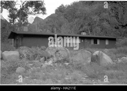 grand canyon nps 4739559132 11885  Grand Canyon Historic- Phantom Ranch Ranger Station 1985 Stock Photo