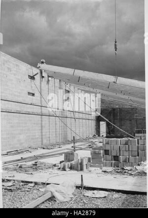 grand canyon nps 5020848266 03370 Grand Canyon Historic  New Schoolhouse Construction 1958 Stock Photo