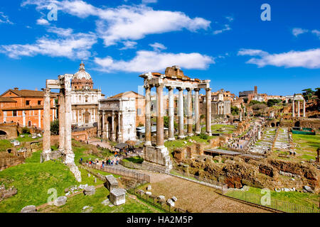 The Roman forum, Rome, Italy Stock Photo