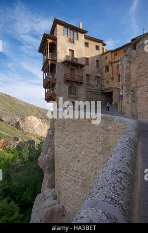 Casas colgadas in Cuenca, Spain Stock Photo