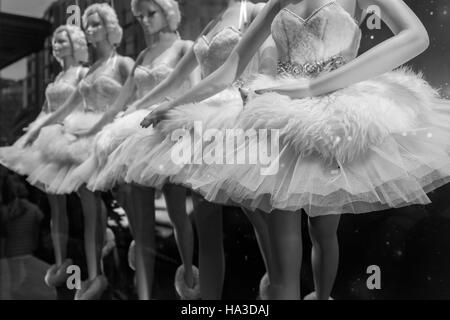 Ballet dancers mannequins Stock Photo