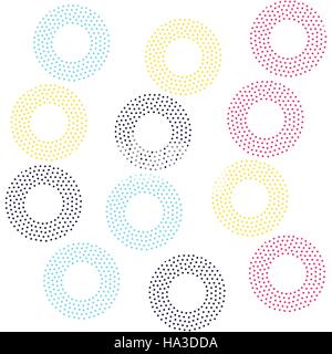Color universal geometric seamless pattern Stock Vector