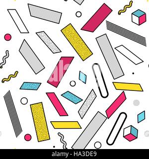 Color universal geometric seamless pattern Stock Vector