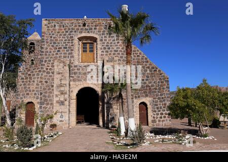 Mision Santa Rosalia de Mulege, Baja California Stock Photo