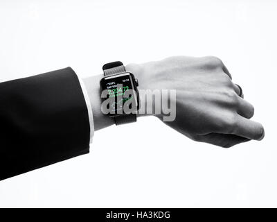 wearing a smartwatch and a regular watch