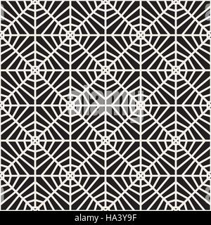 Vector Seamless Black and White Lace Pattern Stock Vector