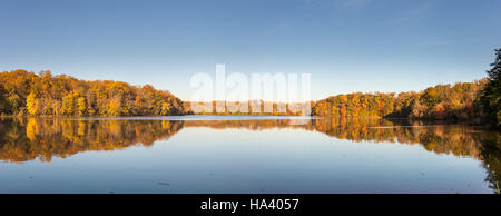 Fall on Lake Accotink Stock Photo