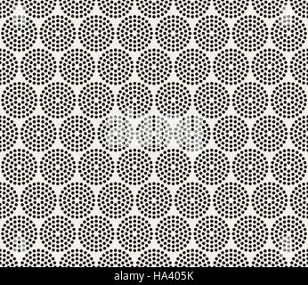 Halftone round black seamless background cross square cross line Stock ...