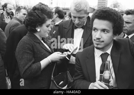 Keith Jarrett, with Charles Lloyd in the Soviet Union Stock Photo