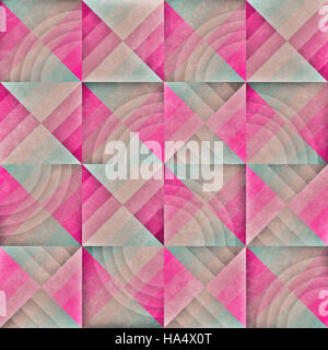 Raster Seamless Geometric Grunge Pattern Stock Photo