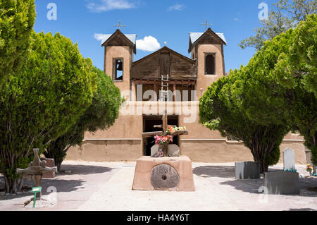 Chimayó, New Mexico: El Santuario de Chimayó. Stock Photo