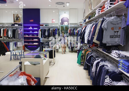 Burgas, Bulgaria - JUNE 23, 2016: Burgas Mall Galleria the largest shopping center in Bulgaria which hundreds of shoppers and tourists visit every day Stock Photo