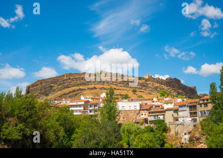 Overview. Cañete, Cuenca province, Castilla La Mancha, Spain. Stock Photo