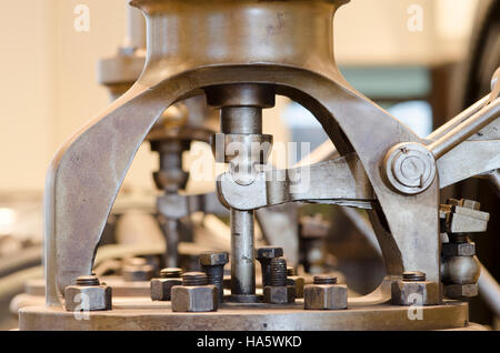 photo of the historic machines in macro photography, detail Stock Photo