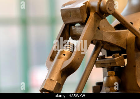 photo of the historic machines in macro photography, detail Stock Photo