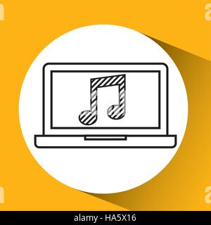 hand drawing music diagonal lines vector illustration eps 10 Stock Vector