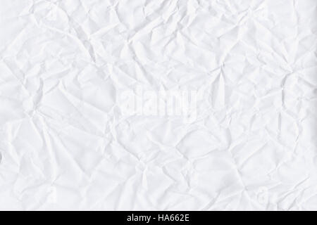 Crumpled white paper texture or paper background - Available in high-resolution of your project. Stock Photo