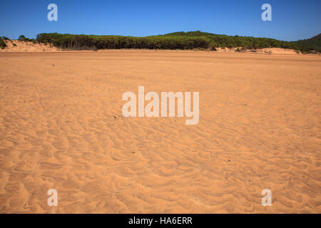 Liencres dunes nature reserve in the Cantabrian sea Stock Photo